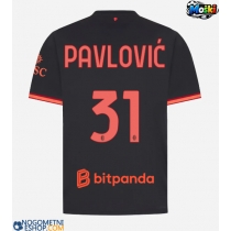 Moški Nogometni dresi AC Milan Strahinja Pavlovic #31 Tretji 2026-27 Kratek Rokav